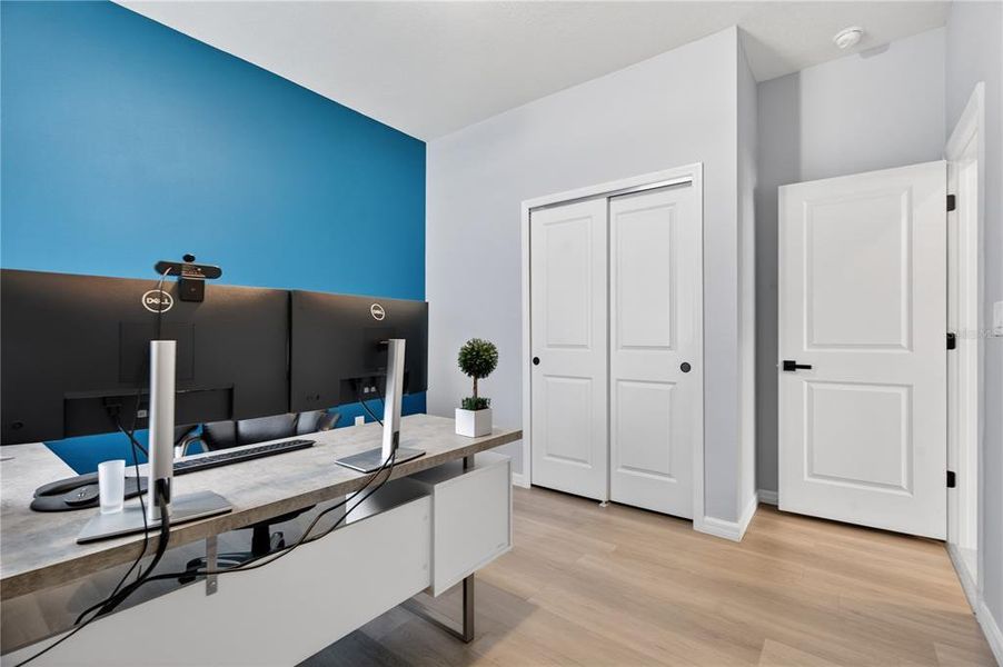 Furnished interior view inside a new home in EverBe, Orlando (Image 15). Furnished interior view inside a new home in EverBe, Orlando (Image 15).