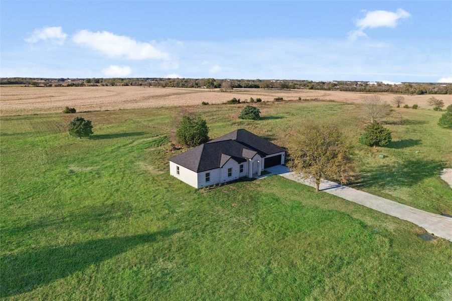 Drone / aerial view with a rural view