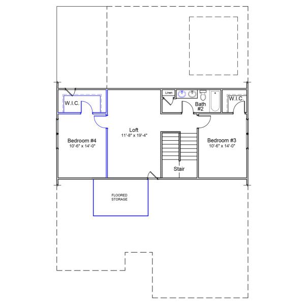 2D floor plan layout of this home in Winston Ridge, Youngsville, NC (Image 3). 2D floor plan layout of this home in Winston Ridge, Youngsville, NC (Image 3).