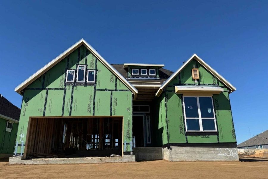 Home under construction.