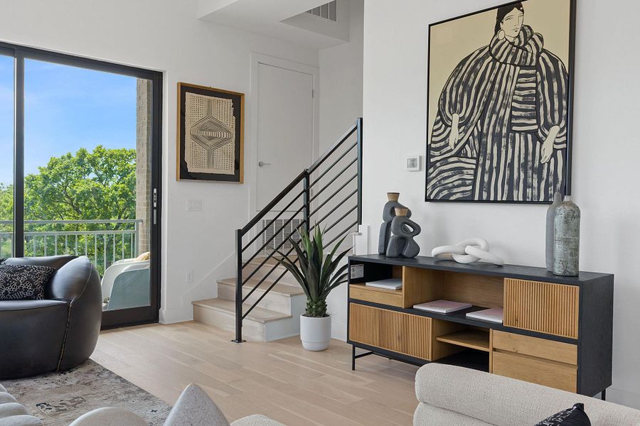 Furnished interior view inside a new home in , Austin (Image 5).