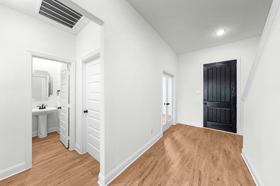 Spacious, unfurnished interior of a new home in Forest Ridge Estates, Greenville (Image 24). Spacious, unfurnished interior of a new home in Forest Ridge Estates, Greenville (Image 24).