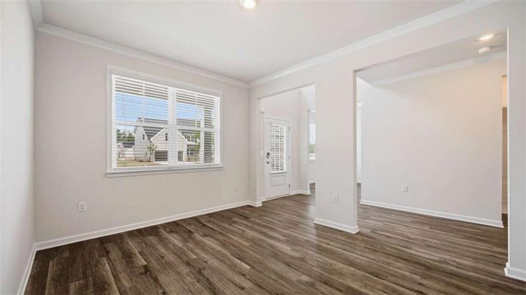 Spacious, unfurnished interior of a new home in Independence, Loganville (Image 32). Spacious, unfurnished interior of a new home in Independence, Loganville (Image 32).