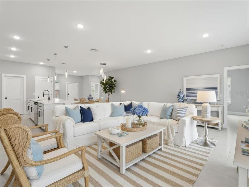 Furnished interior view inside a new home in , Port Charlotte (Image 6). Furnished interior view inside a new home in , Port Charlotte (Image 6).