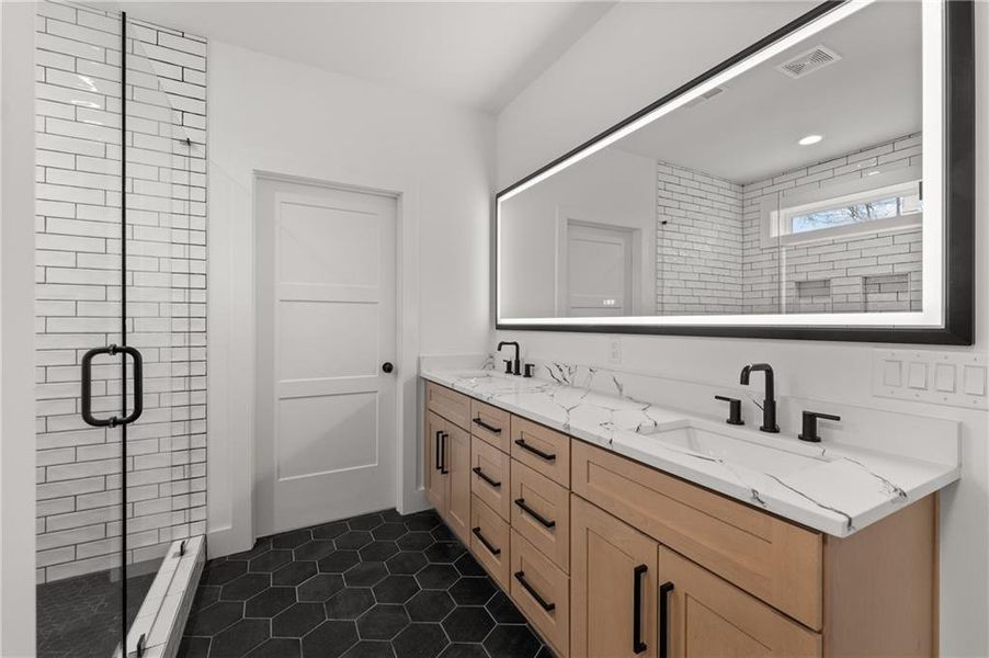 Furnished interior view inside a new home in , Dawsonville (Image 35).