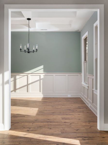 Representative unfurnished interior of a home built from the The Cumberland by Greentech Homes LLC in Nature's Cove, Ooltewah (Image 15). Representative unfurnished interior of a home built from the The Cumberland by Greentech Homes LLC in Nature's Cove, Ooltewah (Image 15).