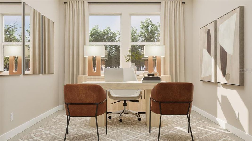 Furnished interior view inside a new home in Bridgewalk: Executive Collection, St. Cloud (Image 13).