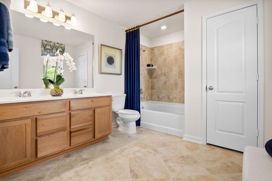 Furnished interior view inside a new home in Mustang Ridge, Magnolia (Image 7).