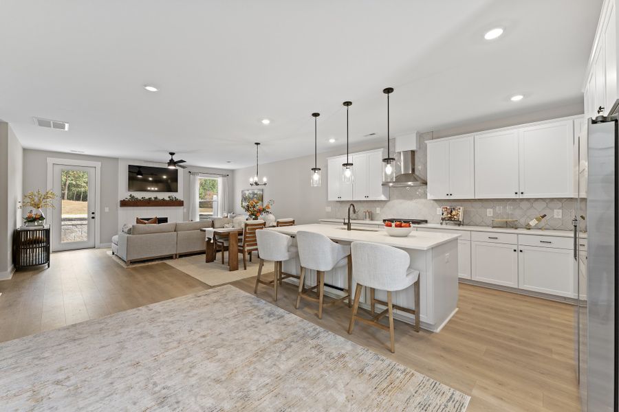 Representative furnished interior of a home built from the Tillman by Hunter Quinn Homes in Landing at Clemson Marina, Seneca (Image 5).