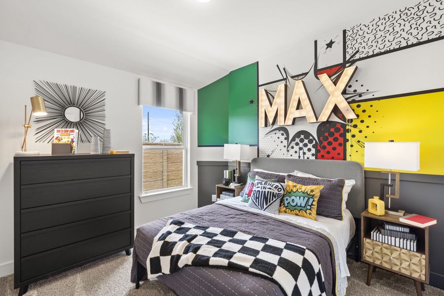 Furnished interior view inside a new home in Meridiana, Manvel (Image 6).