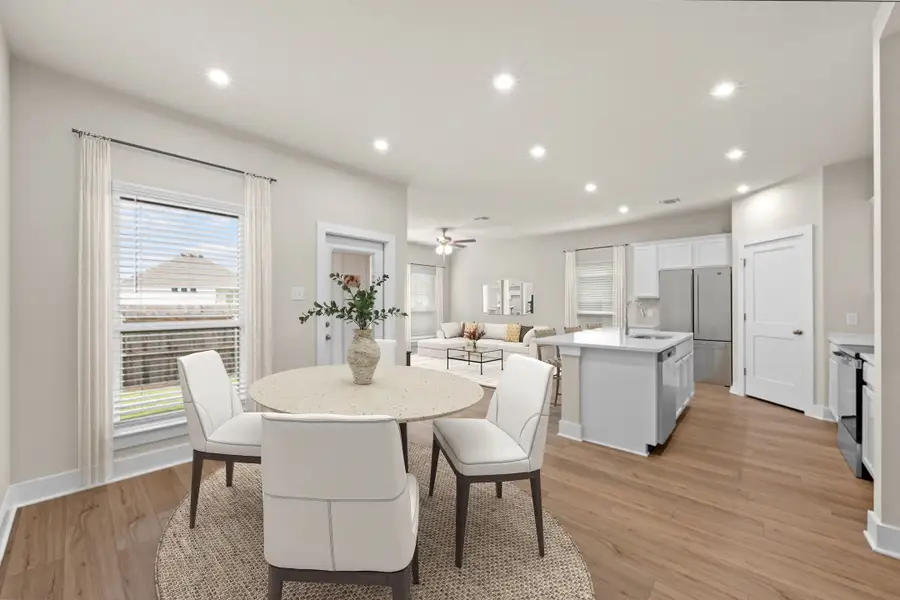 Representative furnished interior of a home built from the Riley by Omega Builders in Hartrick Ranch, Temple (Image 6).