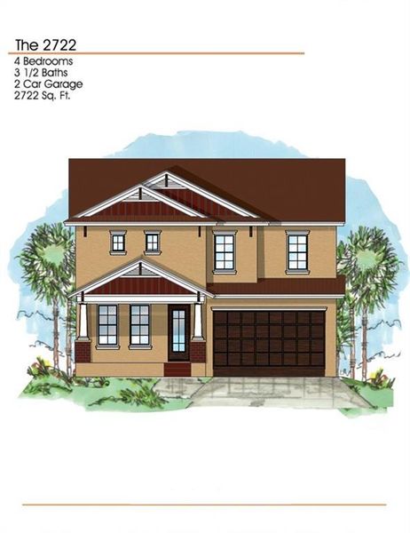 Exterior rendering of this home design in , Tampa, FL (Image 1). Exterior rendering of this home design in , Tampa, FL (Image 1).