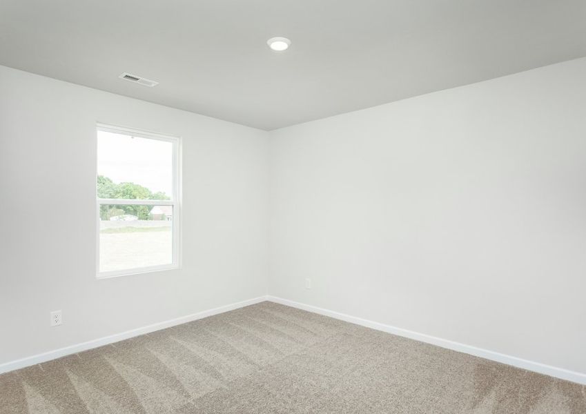 Each bedroom has a closet.