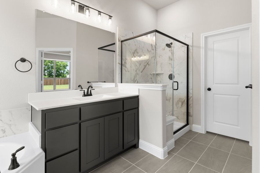 Furnished interior view inside a new home in Lovers Landing, Forney (Image 10).
