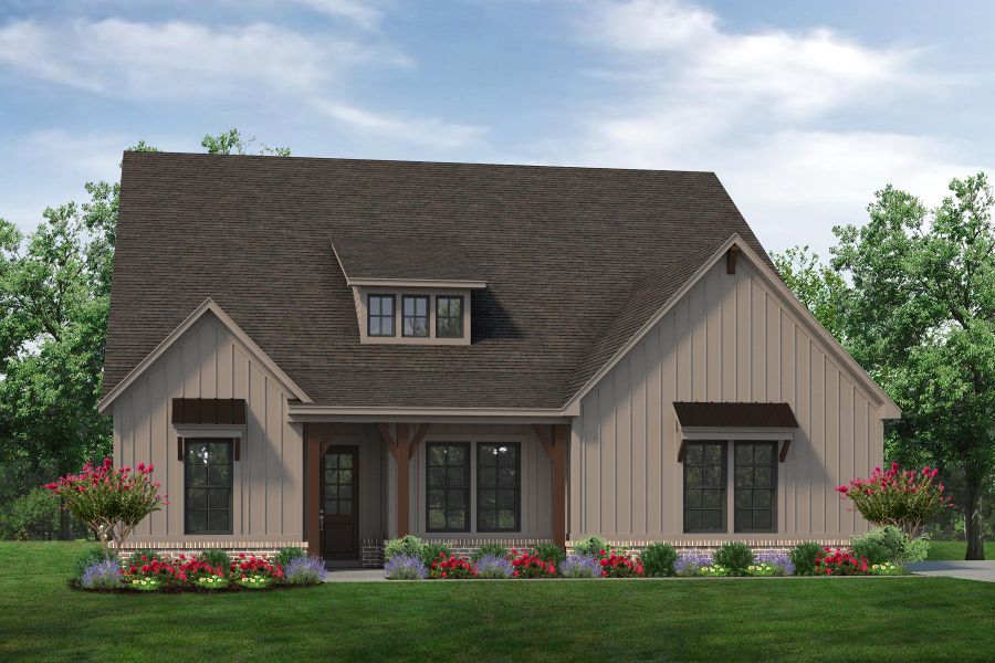 Bluebonnet Farmhouse Elevation