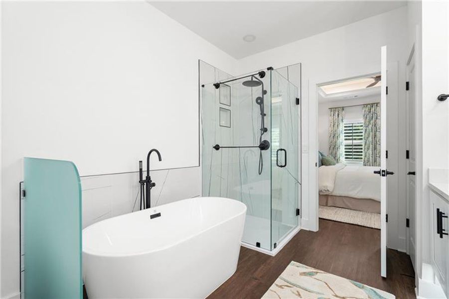 Furnished interior view inside a new home in , Stockbridge (Image 42).