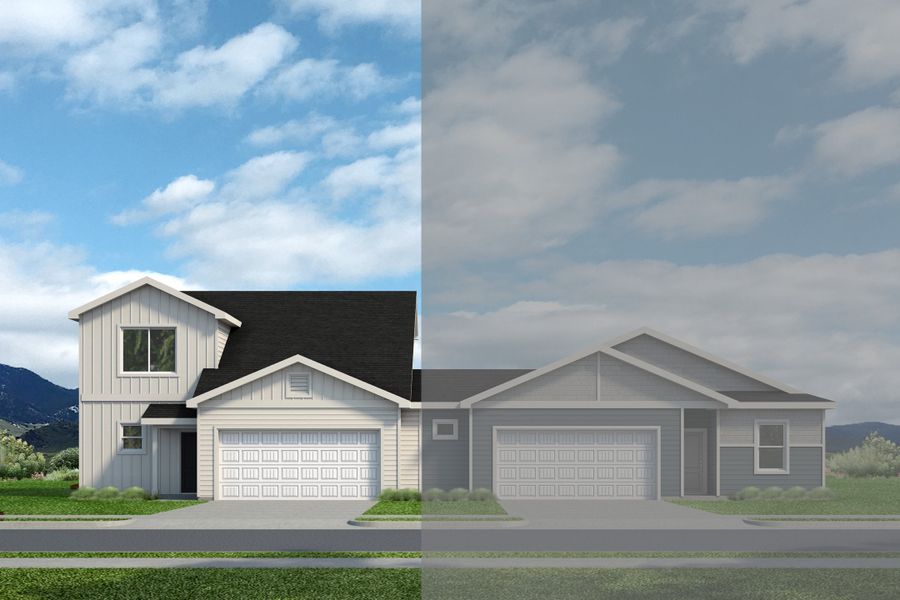 Representative exterior photo of a completed home built from the Lindon by Baessler Homes in Liberty Draw, Evans, CO (Image 22).