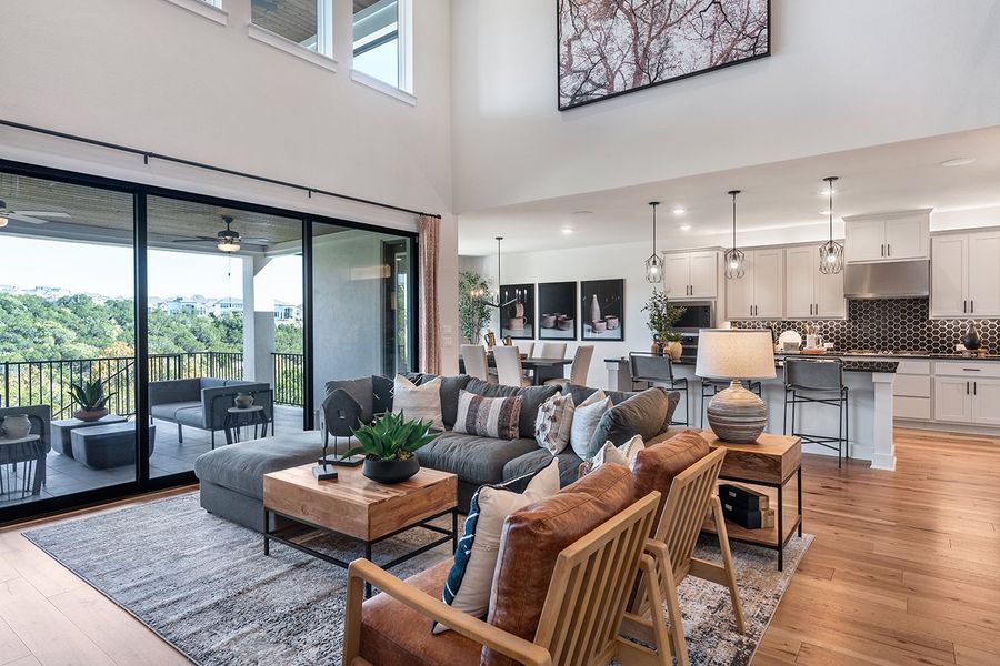 Representative furnished interior of a home built from the Larimar by Taylor Morrison in Easton Park 60s, Austin (Image 5). Representative furnished interior of a home built from the Larimar by Taylor Morrison in Easton Park 60s, Austin (Image 5).