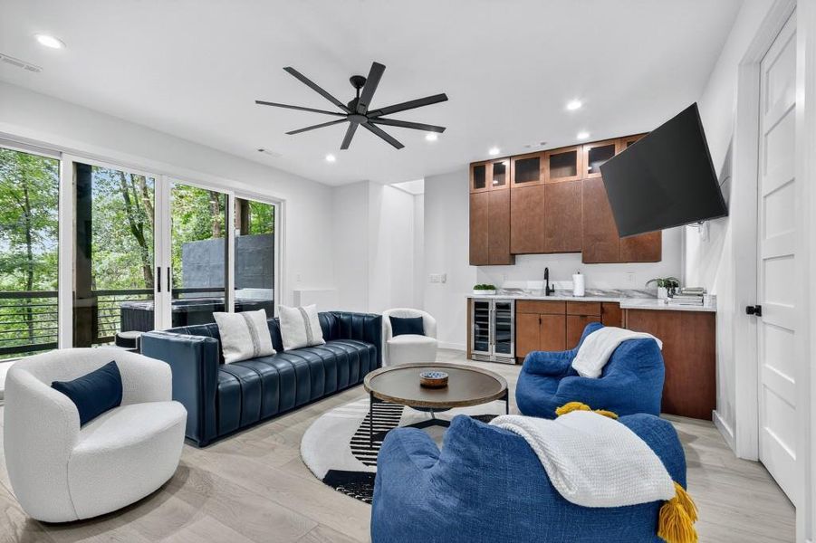 Furnished interior view inside a new home in , Blue Ridge (Image 33). Furnished interior view inside a new home in , Blue Ridge (Image 33).