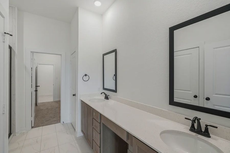 Furnished interior view inside a new home in The Crossvine, Schertz (Image 14).