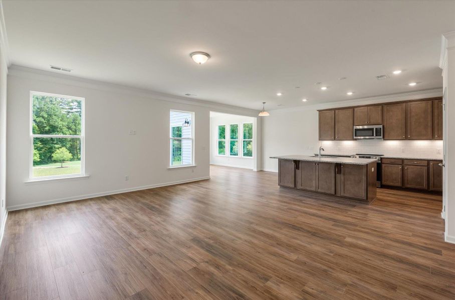 Spacious, unfurnished interior of a new home in Parker's Preserve, Ridgeville (Image 39).