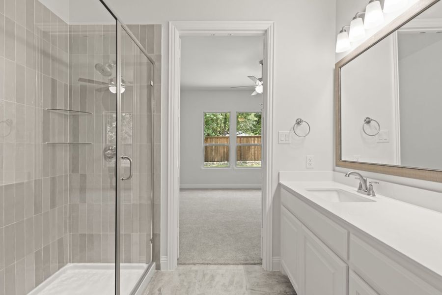 Furnished interior view inside a new home in Villas at Long Branch, Rowlett (Image 10). Furnished interior view inside a new home in Villas at Long Branch, Rowlett (Image 10).