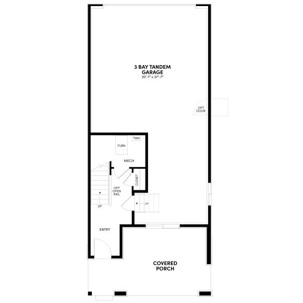 2D floor plan layout for the Apex Two by Brookfield Residential in Apex at Uplands, Westminster, CO (Image 3). 2D floor plan layout for the Apex Two by Brookfield Residential in Apex at Uplands, Westminster, CO (Image 3).