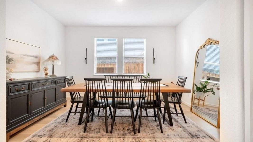 Furnished interior view inside a new home in , League City (Image 5).