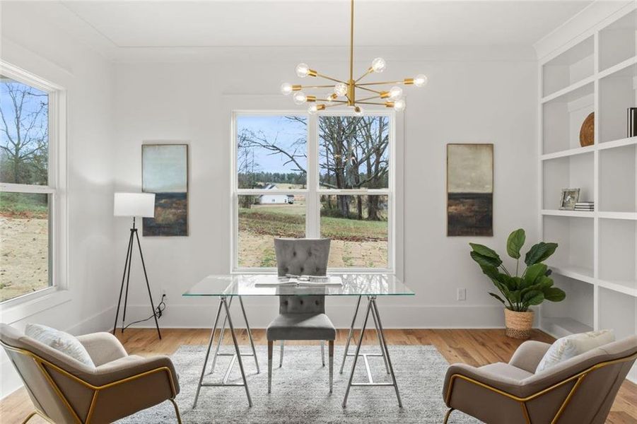 Furnished interior view inside a new home in , Social Circle (Image 6).