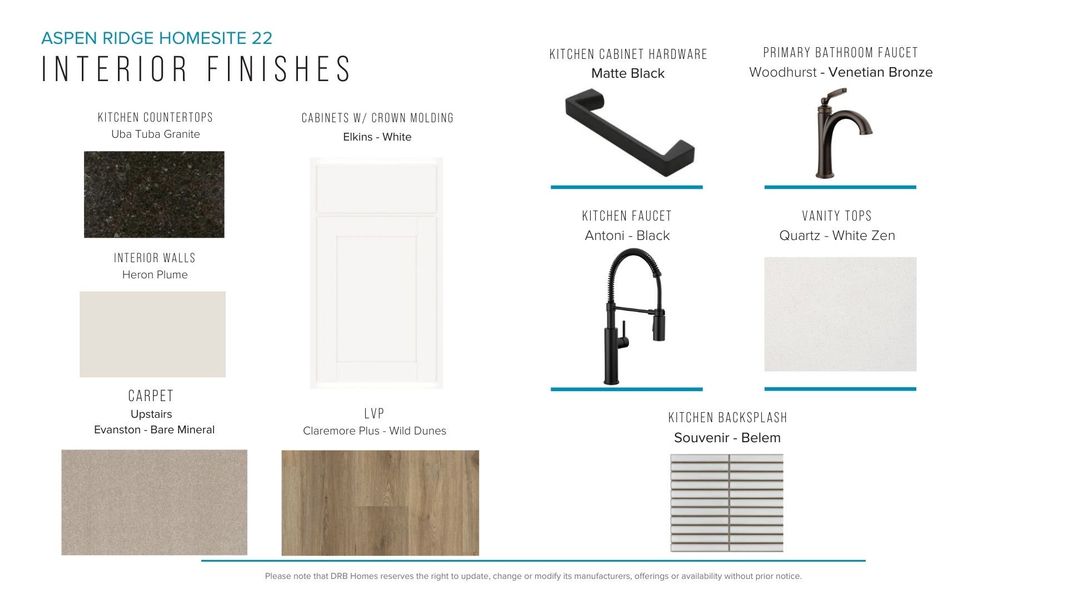Furnished interior view inside a new home in Aspen Ridge, Lyman (Image 27).