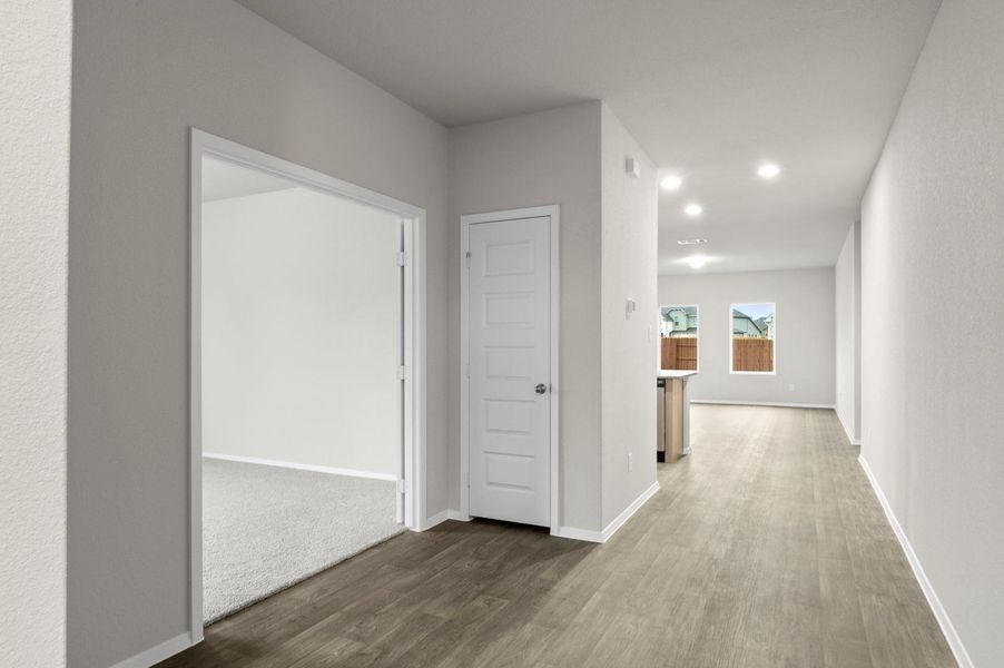 Spacious, unfurnished interior of a new home in Oaks at San Gabriel, Georgetown (Image 18).