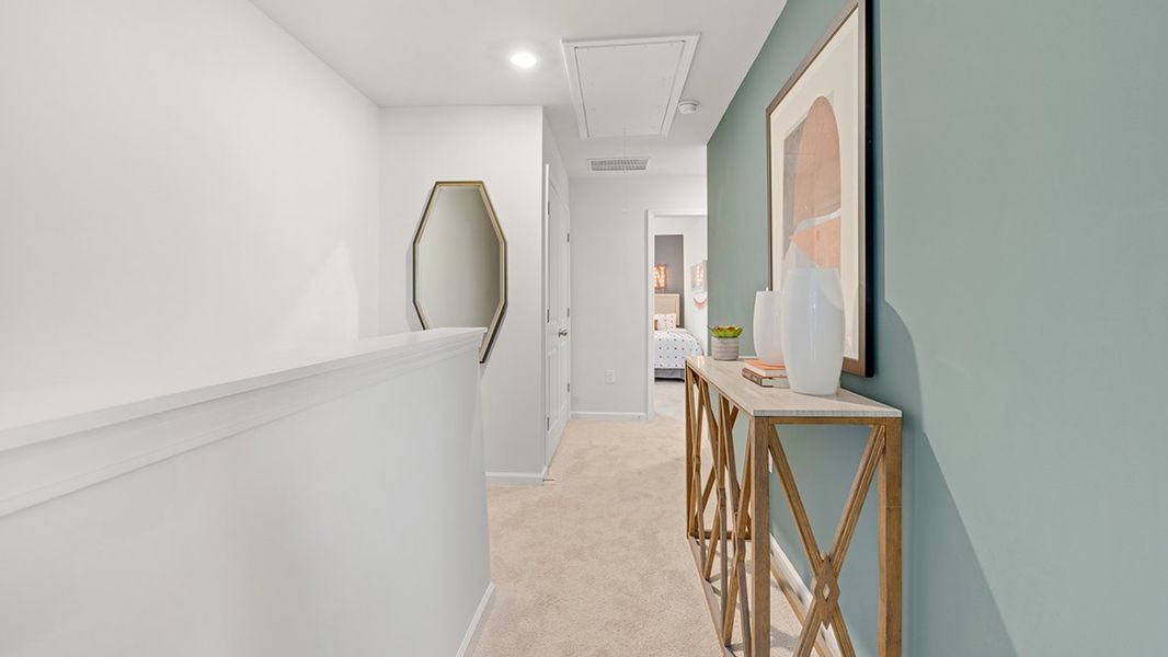 Representative furnished interior of a home built from the Maywood 3 by D.R. Horton in Laurel Park Townhomes, Hephzibah (Image 28).