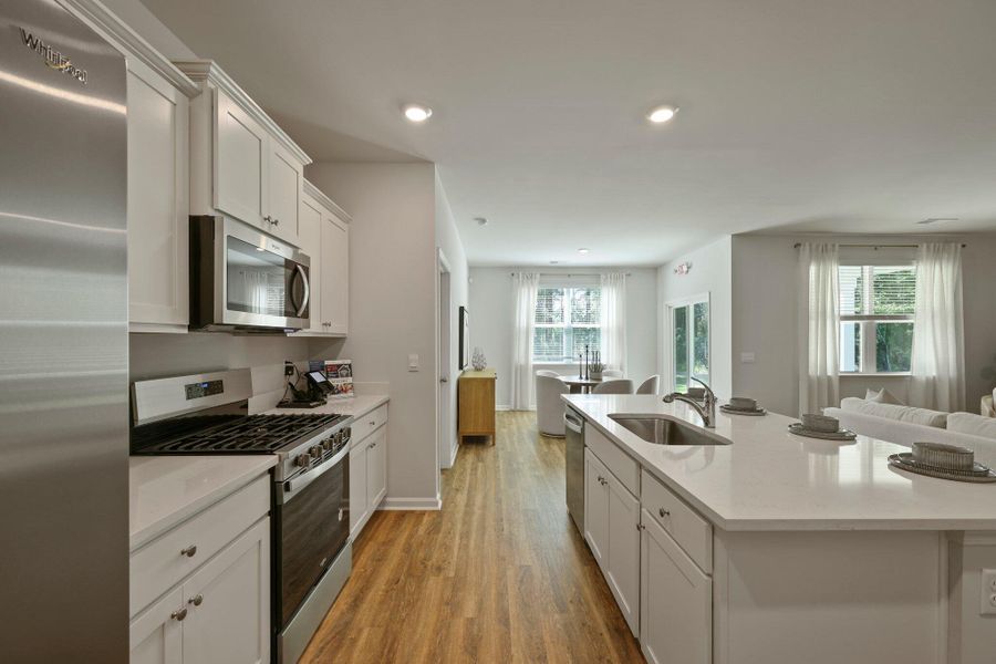 Furnished interior view inside a new home in Pineview North, Summerville (Image 5).