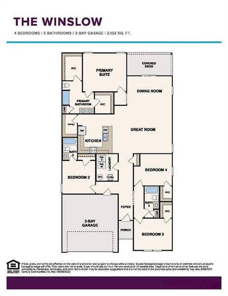 2D floor plan layout of this home in Middlefield Village, Dallas, TX (Image 5).