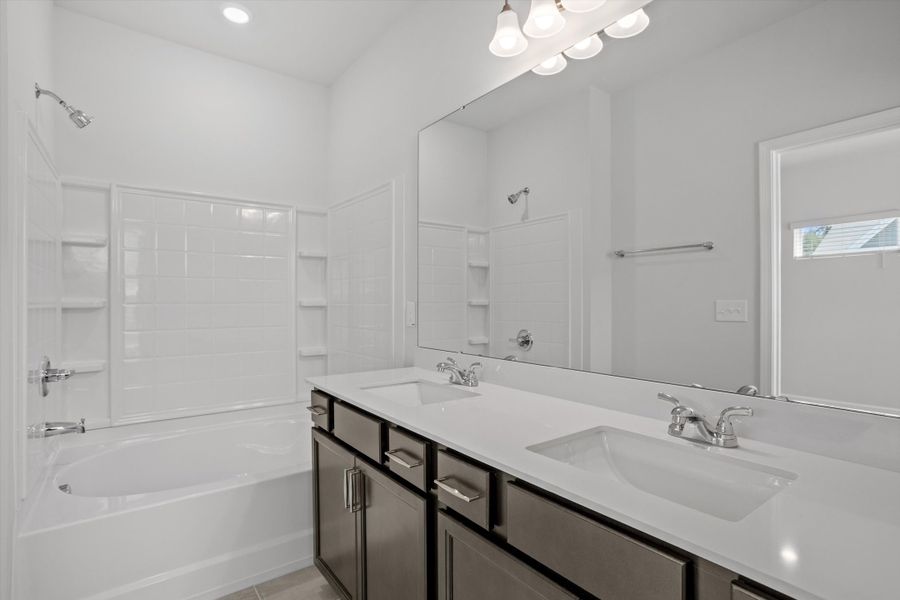 Furnished interior view inside a new home in Renaissance at White Oak, Garner (Image 10).