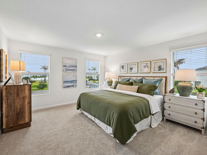 Furnished interior view inside a new home in Meritage Homes at Central Park, Port St. Lucie (Image 8).