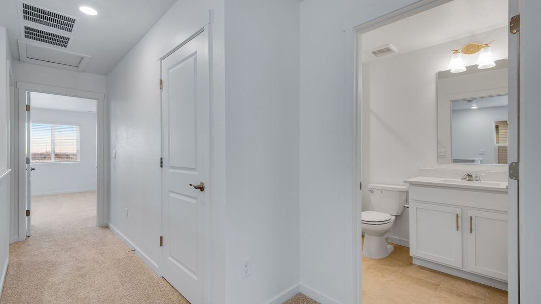 Furnished interior view inside a new home in Villas at Vantage, Berthoud (Image 7).