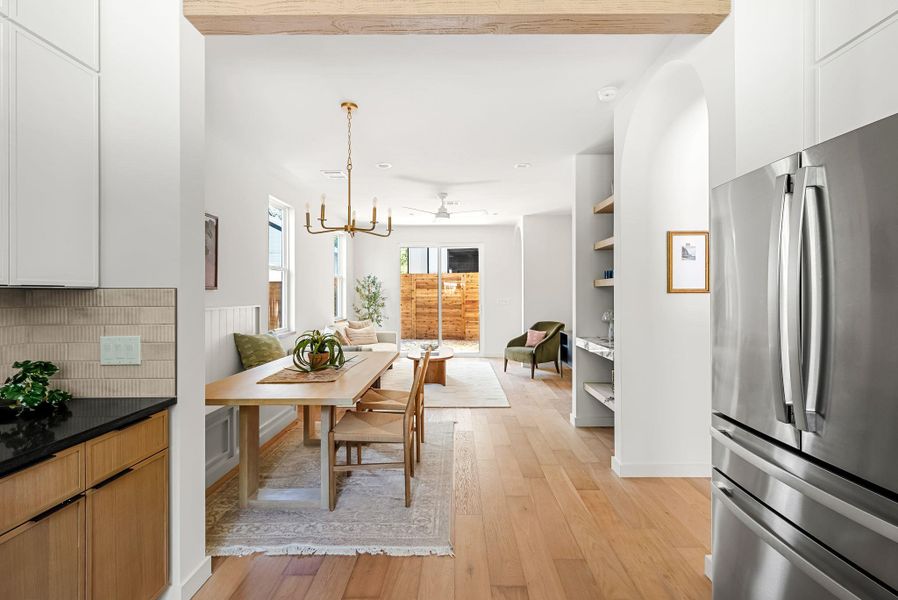 Furnished interior view inside a new home in , Austin (Image 7).