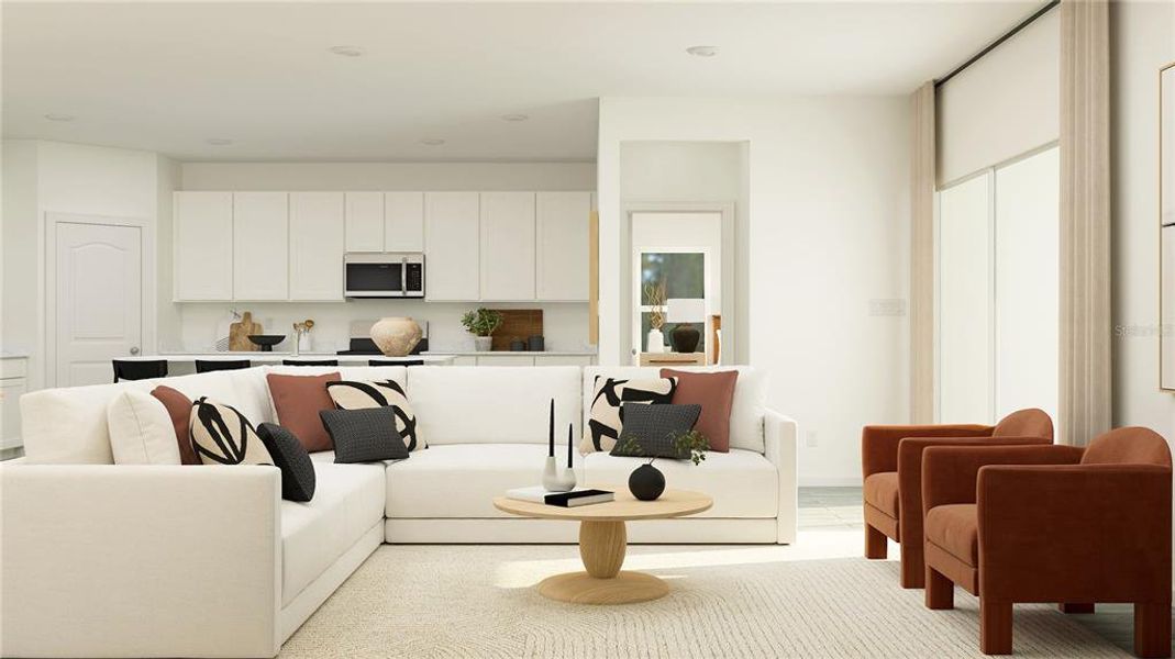 Furnished interior view inside a new home in Trailhead Landing: Trailhead Landing 50s, Alachua (Image 9).