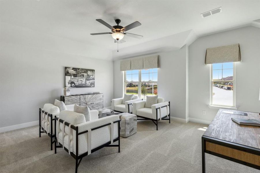 Furnished interior view inside a new home in Westside Preserve, Midlothian (Image 19).