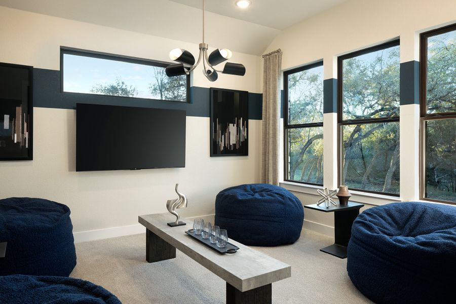 Furnished interior view inside a new home in Riverstone, Georgetown (Image 8).