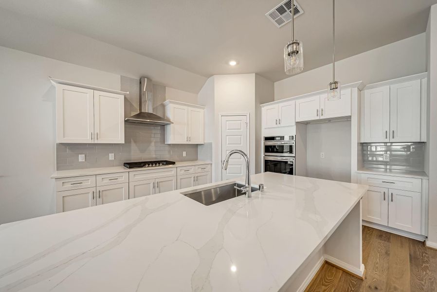 Furnished interior view inside a new home in Townsen Landing, Humble (Image 4).