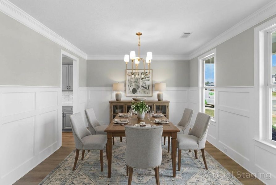 Furnished interior view inside a new home in Tillery Park, Grovetown (Image 10). Furnished interior view inside a new home in Tillery Park, Grovetown (Image 10).