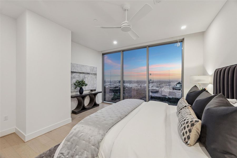 Another view of the primary suite with stunning views. Another view of the primary suite with stunning views.