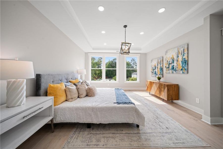 Furnished interior view inside a new home in , Acworth (Image 39).