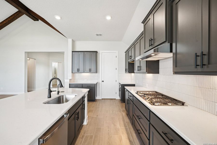 Furnished interior view inside a new home in Meyer Ranch, New Braunfels (Image 12).