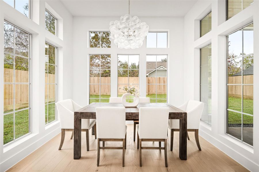 Furnished interior view inside a new home in , Houston (Image 15).