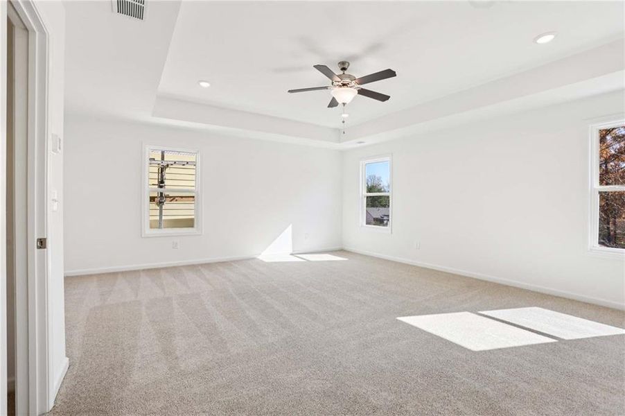 Spacious, unfurnished interior of a new home in Arbors at Richland Creek, Buford (Image 32). Spacious, unfurnished interior of a new home in Arbors at Richland Creek, Buford (Image 32).