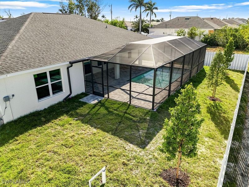 Front exterior of a new home in Cape Coral, Cape Coral, FL, highlighting curb appeal (Image 2).