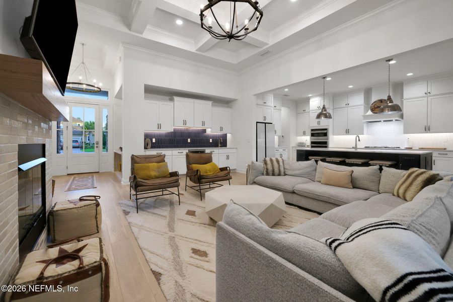 Furnished interior view inside a new home in , Ponte Vedra (Image 7).